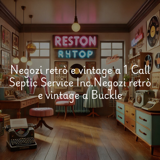 Negozi retrò e vintage a