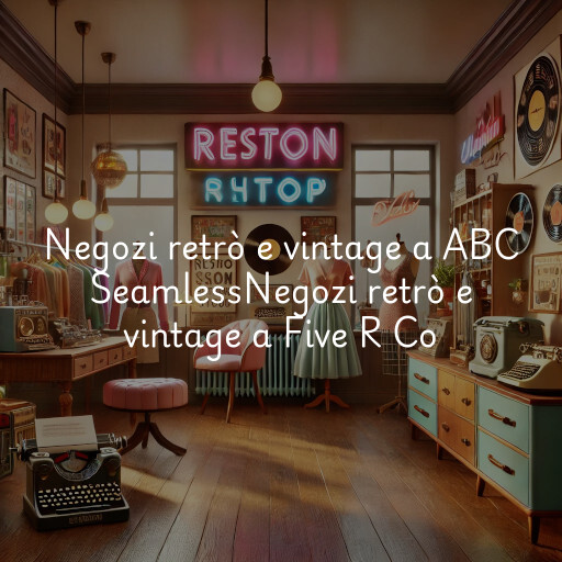 Negozi retrò e vintage a