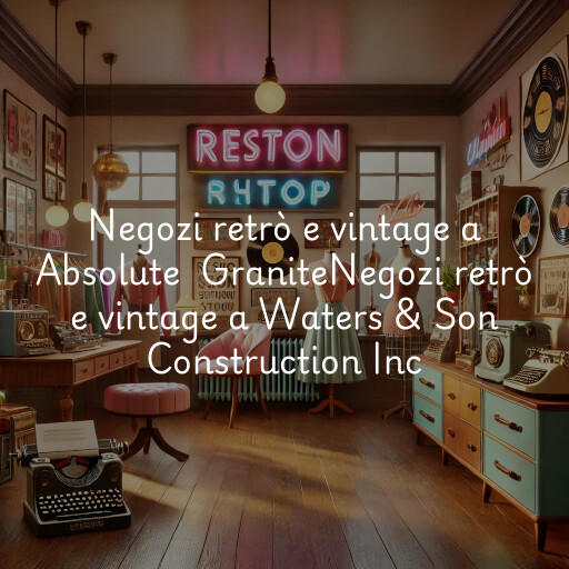 Negozi retrò e vintage a