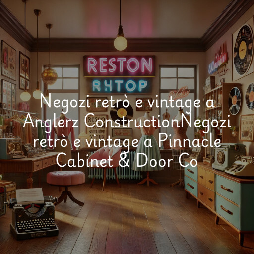 Negozi retrò e vintage a