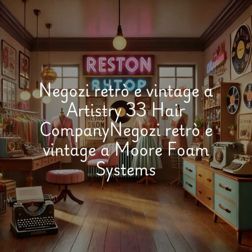 Negozi retrò e vintage a
