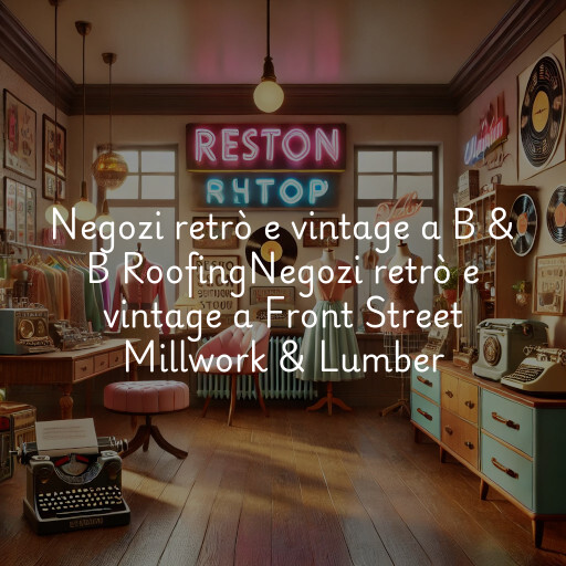 Negozi retrò e vintage a
