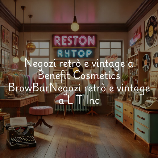 Negozi retrò e vintage a