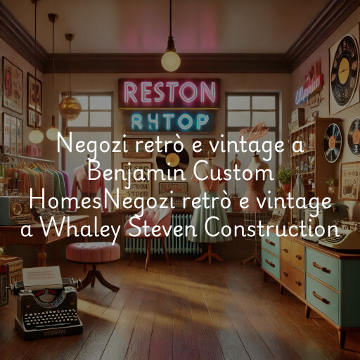 Negozi retrò e vintage a