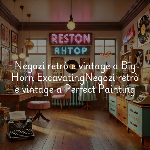 Negozi retrò e vintage a