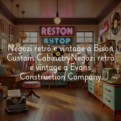 Negozi retrò e vintage a