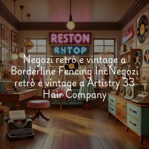 Negozi retrò e vintage a