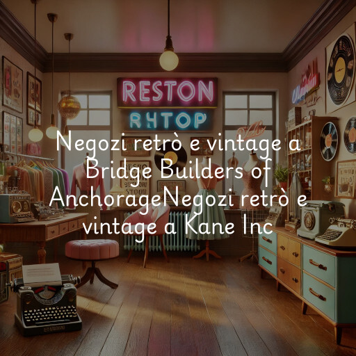 Negozi retrò e vintage a