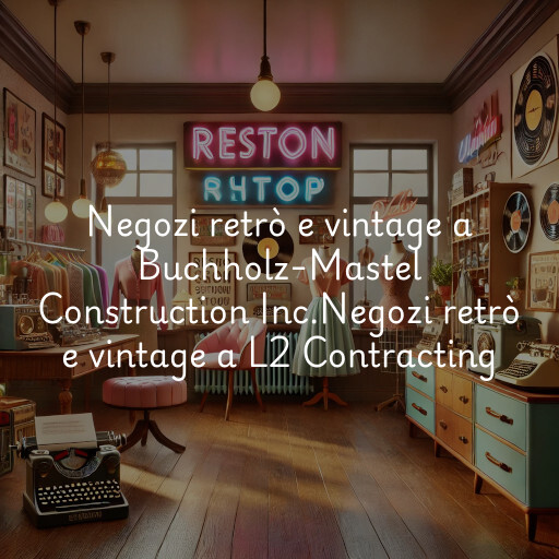 Negozi retrò e vintage a