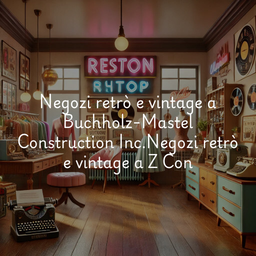 Negozi retrò e vintage a