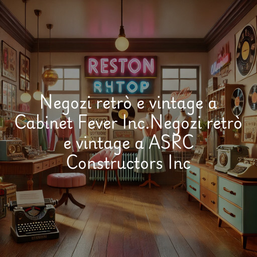 Negozi retrò e vintage a