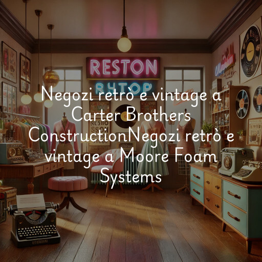 Negozi retrò e vintage a