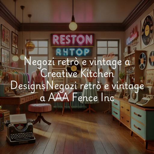 Negozi retrò e vintage a