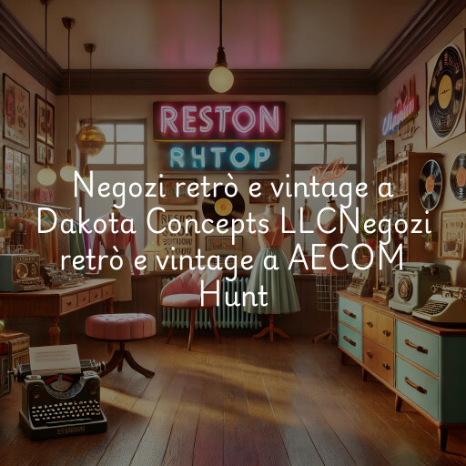 Negozi retrò e vintage a