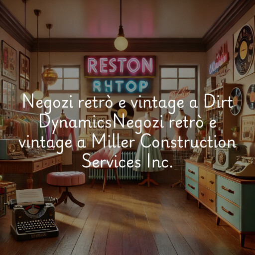 Negozi retrò e vintage a