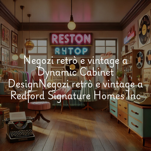 Negozi retrò e vintage a