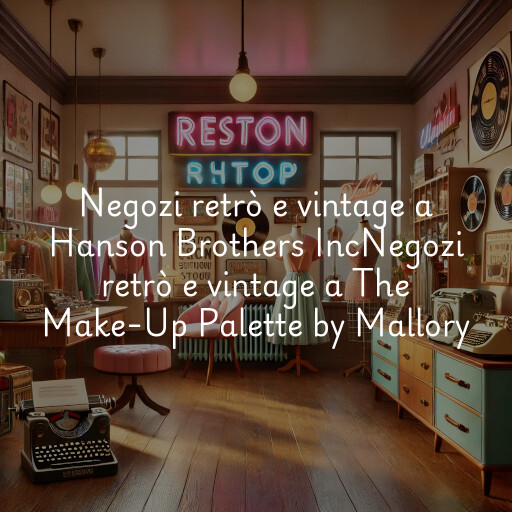 Negozi retrò e vintage a