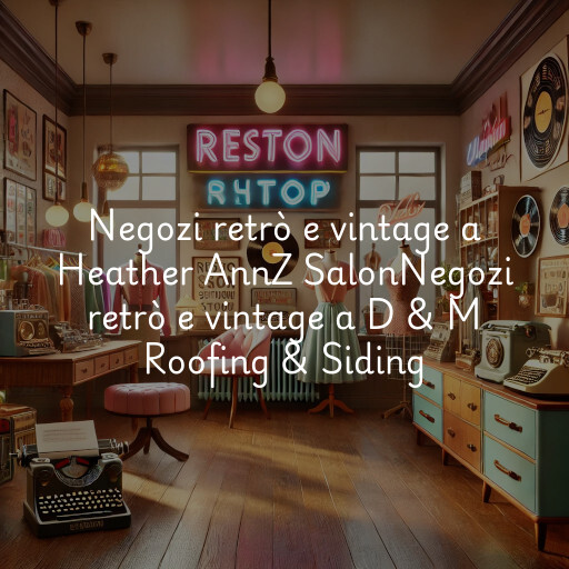 Negozi retrò e vintage a