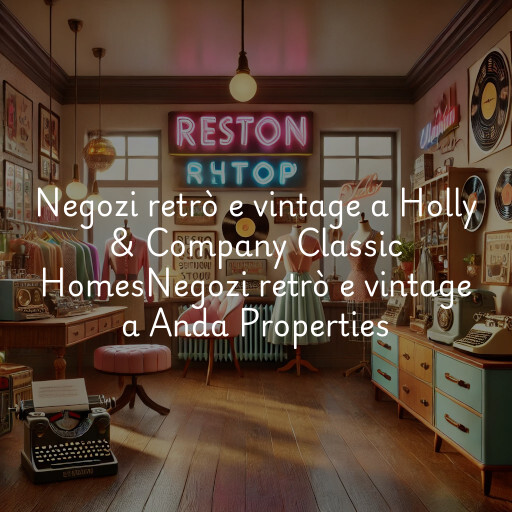 Negozi retrò e vintage a