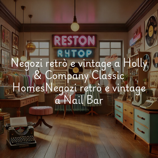 Negozi retrò e vintage a
