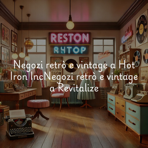Negozi retrò e vintage a