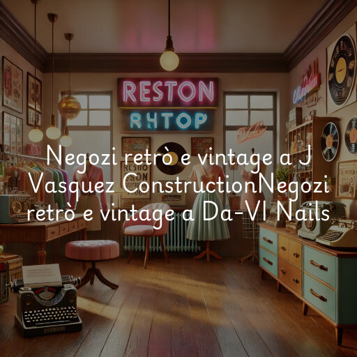 Negozi retrò e vintage a