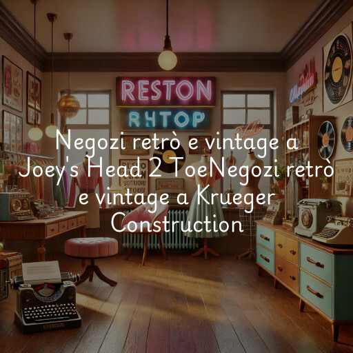 Negozi retrò e vintage a