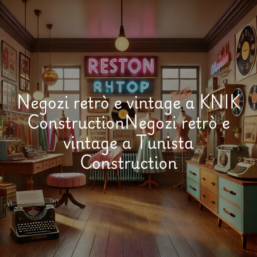 Negozi retrò e vintage a