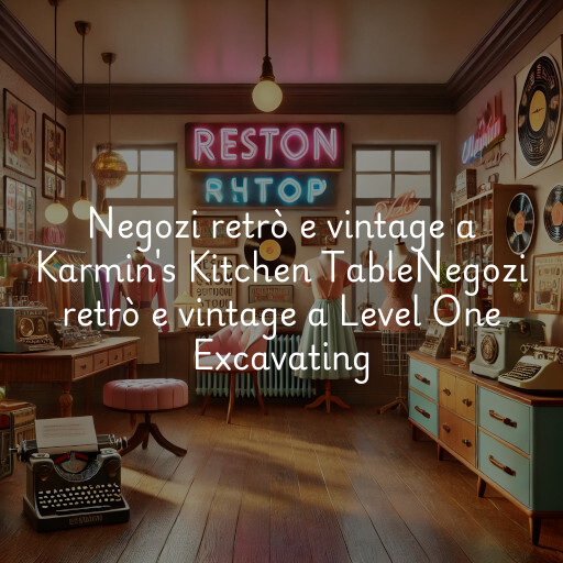 Negozi retrò e vintage a