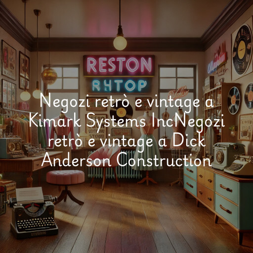 Negozi retrò e vintage a