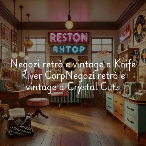 Negozi retrò e vintage a