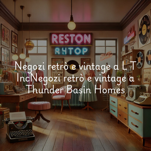 Negozi retrò e vintage a