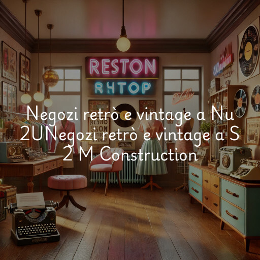 Negozi retrò e vintage a
