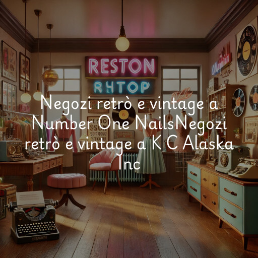 Negozi retrò e vintage a