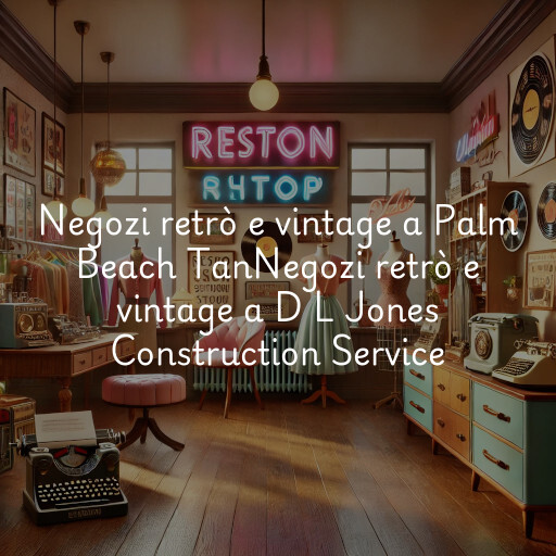 Negozi retrò e vintage a
