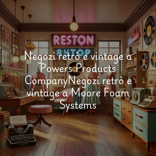 Negozi retrò e vintage a