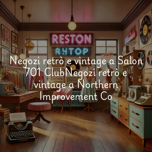 Negozi retrò e vintage a