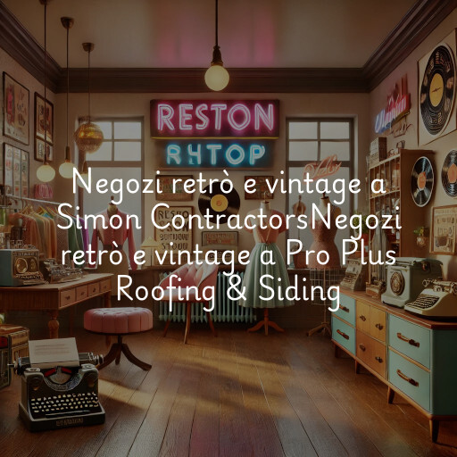 Negozi retrò e vintage a