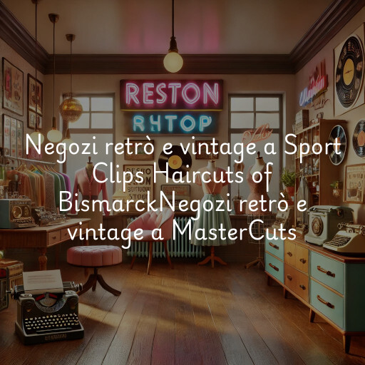 Negozi retrò e vintage a