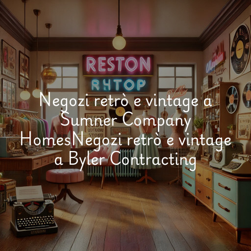 Negozi retrò e vintage a