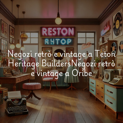 Negozi retrò e vintage a