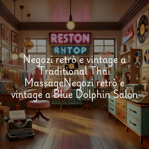 Negozi retrò e vintage a