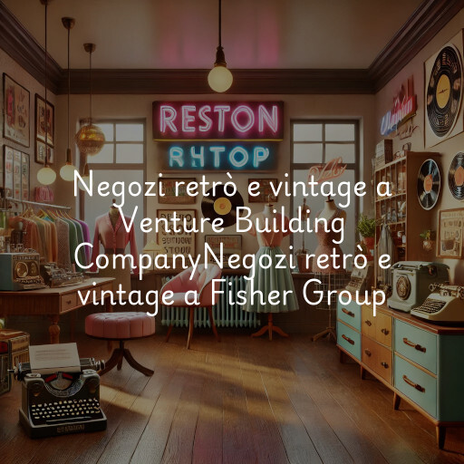 Negozi retrò e vintage a