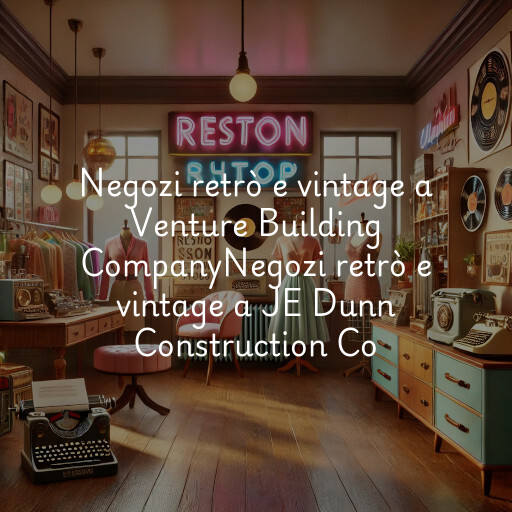 Negozi retrò e vintage a