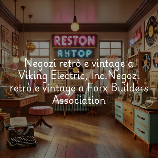Negozi retrò e vintage a