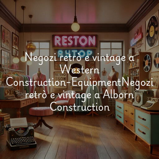 Negozi retrò e vintage a