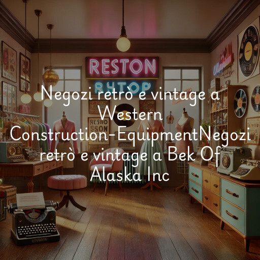 Negozi retrò e vintage a