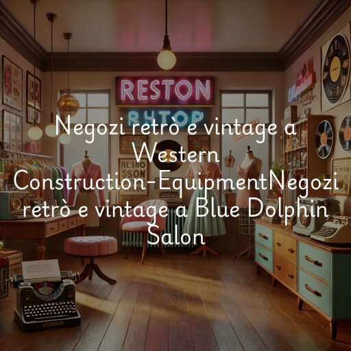 Negozi retrò e vintage a