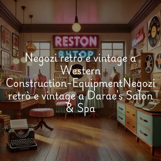 Negozi retrò e vintage a