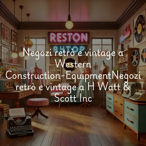 Negozi retrò e vintage a